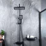 RA F621-F66-BLK เรนชาวเวอร์ ผสมร้อนเย็น BLACK OVO