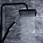 RA F621-F66-BLK เรนชาวเวอร์ ผสมร้อนเย็น BLACK OVO