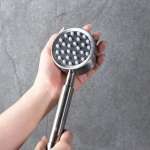 RA D411-STN-4 ฝักบัวมือสแตนเลส 1 ระบบ พร้อมสายและขอแขวนครบชุด