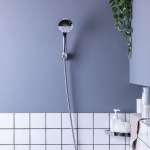 RA D413-D421 ฝักบัวมือ พร้อมสายและขอแขวนครบชุด โครเมียม 