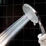 RA D413-4333 ฝักบัวมือโครเมี่ยม พร้อมสายและขอแขวนครบชุด 3 ระบบ