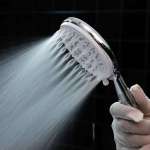 RA LOTUS-8888 ฝักบัวมือ พร้อมสายและขอแขวนครบชุด โครเมียม 