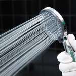 RA CHROME-1234 ฝักบัวมือ พร้อมสายและขอแขวนครบชุด โครเมี่ยม