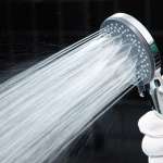 RA CHROME-1234 ฝักบัวมือ พร้อมสายและขอแขวนครบชุด โครเมี่ยม