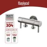 RA SS-1900 สต็อปฝักบัวอาบน้ำ 2 วาล์ว สแตนเลส 0