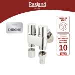 RA C322-C5555 สต็อปวาล์วแบบ 3 ทาง พร้อมปากกรอง โครเมี่ยม 0