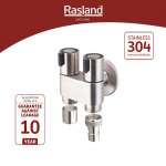 RA C322-STN304 สต็อปวาล์วแบบ 3 ทาง พร้อมปากกรอง 0