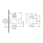 RA C321-C178 สต็อปวาล์ว 3 ทาง 