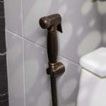 RA AST78989BK ชุดสายฉีดชำระ พร้อมสายและขอแขวนครบชุด MATT BRONZE 