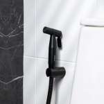 RA BLACK-19 ชุดสายฉีดชำระ พร้อมสายและขอแขวนครบชุด BLACK 