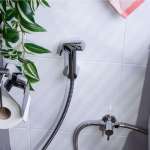 RA CH-BIDET-CR ชุดสายฉีดชำระโครเมียม พร้อมสายและขอแขวนครบชุด 