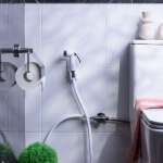 RA VALET123 ชุดสายฉีดชำระขาวครบชุด พร้อมสต็อปวาล์ว 3 ทาง