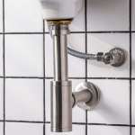 RA 1156304 ท่อน้ำทิ้งกระปุก สแตนเลส ขนาดความยาว 20/30 ซม.