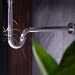 RA T923-304-SHINE ท่อน้ำทิ้งคอห่าน ขนาด ยาว 20/40 สแตนเลส เงา