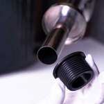 RA T923-304-SHINE ท่อน้ำทิ้งคอห่าน ขนาด ยาว 20/40 สแตนเลส เงา