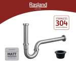 RA T922-304-MATT ท่อน้ำทิ้งคอห่านสแตนเลส MATT ขนาดท่อ 15/30 ซม. 0