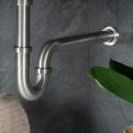 RA T922-304-MATT ท่อน้ำทิ้งคอห่านสแตนเลส MATT ขนาดท่อ 15/30 ซม.