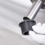 RA T922-304-MATT ท่อน้ำทิ้งคอห่านสแตนเลส MATT ขนาดท่อ 15/30 ซม.