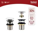 RA BG-304 สะดือสแตนเลสแป้นใหญ่ แบบดึงล้างได้ 0