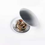 RA BG-304 สะดือสแตนเลสแป้นใหญ่ แบบดึงล้างได้