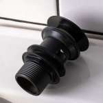 RA POP-BLK สะดืออ่างล้างหน้ามีรูน้ำล้น MATT BLACK