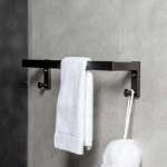 RA W1532-W6000-GG ราวพาดผ้าขนาดยาว 60 ซม. GUN GRAY