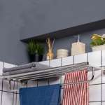 RD T0012 หิ้งตากผ้ามีราวแขวน PAULA