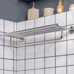 RA 60-RACK-MT หิ้งตากผ้าสเตนเลสแบบด้าน 60 ซม.