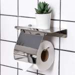 RA ROLL-SH-99 ที่ใส่กระดาษชำระสแตนเลสแบบเงา มีฝาปิด