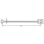 RA G41-26-65 สายน้ำดีสแตนเลส 304 ขนาดยาว 26 นิ้ว / 66.04 ซม.