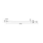 RA PET-5020 สายน้ำดี PET เทา ขนาดยาว 50 ซม. / 19.69 นิ้ว