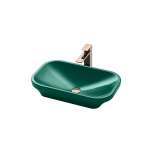 LW630JDW/F#FRG อ่างล้างหน้าวางบนเคาน์เตอร์ Forest Green 0