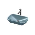 LW630JDW/F#ASB อ่างล้างหน้าวางบนเคาน์เตอร์ Ash Blue 0