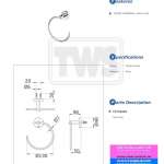 TX702AES ห่วงแขวนผ้า รุ่น EGO II