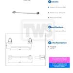 YT406S4R ราวแขวนผ้า รุ่น L Series Round