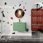 CL-5752-MG : MATCHA LATTE ตู้เฟอร์แบบแขวนลอยพร้อมอ่างล้างหน้า สีเขียวมิ้นท์ รุ่น มัทฉะลาเต้
