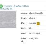 คลิกเลย CHICKEN กระเบื้องเซรามิคชนิดเคลือบ เกรด A ตราไก่ ขนาด 30 x 30 cm. ลายไก่ชาล็อต