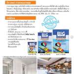 คลิกเลย BIG BOND BLUE กาวยางคุณภาพสูงแบบกลิ่นอ่อน ขนาด 12 กิโลกรัม/ปี๊บ