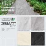 ZERMATT กระเบื้องพอร์ซเลนตกแต่งภายนอก ขนาด 60 x 60 cm. 0