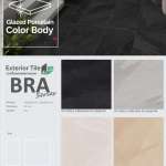 BRA กระเบื้องพอร์ซเลนตกแต่งภายนอก ขนาด 60 x 60 cm. 0