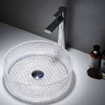 AQ LUCENCY-RD-001 อ่างล้างหน้าชามแก้ว