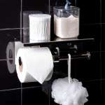 RA B301200 ที่ใส่กระดาษทิชชู่คู่ มีที่วางของ สแตนเลส