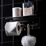 RA B301200 ที่ใส่กระดาษทิชชู่คู่ มีที่วางของ สแตนเลส