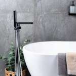 RA A1118-A3333 ก๊อกน้ำผสมขึ้นจากพื้น โครเมี่ยม