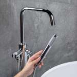 RA A1118-A5555 ก๊อกน้ำผสมขึ้นจากพื้น โครเมี่ยม