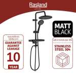 RA BLACK-BLACK เรนชาวเวอร์ MATT BLACK 0