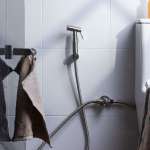 RA 160014-39 ชุดสายฉีดชําระ พร้อมสายและขอแขวนสแตนเลส ปรับน้ำได้ 