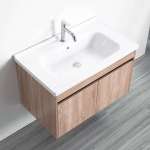 J BC-9080-ACH/SET ชุดอ่างล้างหน้าเซรามิคพร้อมตู้เก็บของ ขนาด 80 ซม.