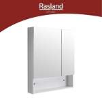 J 5038-MIR-WHITE ตู้กระจกส่องหน้าแบบเก็บของ WHITE  0