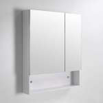 J 5038-MIR-WHITE ตู้กระจกส่องหน้าแบบเก็บของ WHITE 